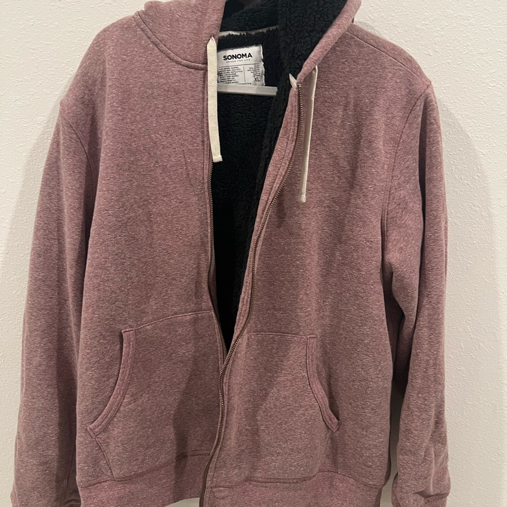 Sonoma Mauve Zip-Up Hoodie